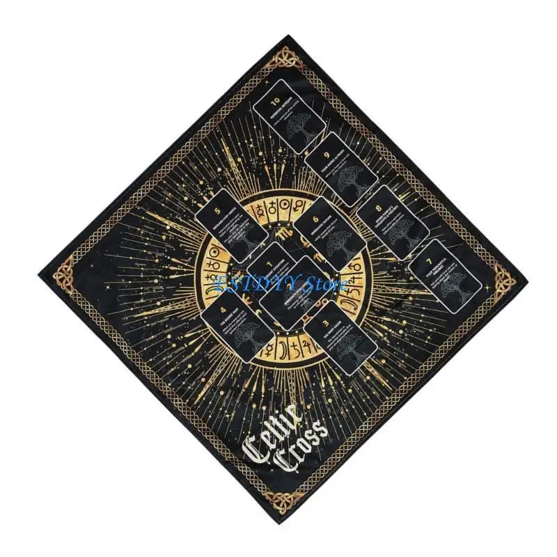 G6DE Tarots Tablecloth Reading Card Astrologys Altars Cloth Divinations Cards Table Cloth Tapestry Witchcrafts Supplies
G6DE Tarots Tablecloth Reading Card Astrologys Altars Cloth Divinations Cards Table Cloth Tapestry Witchcrafts Supplies