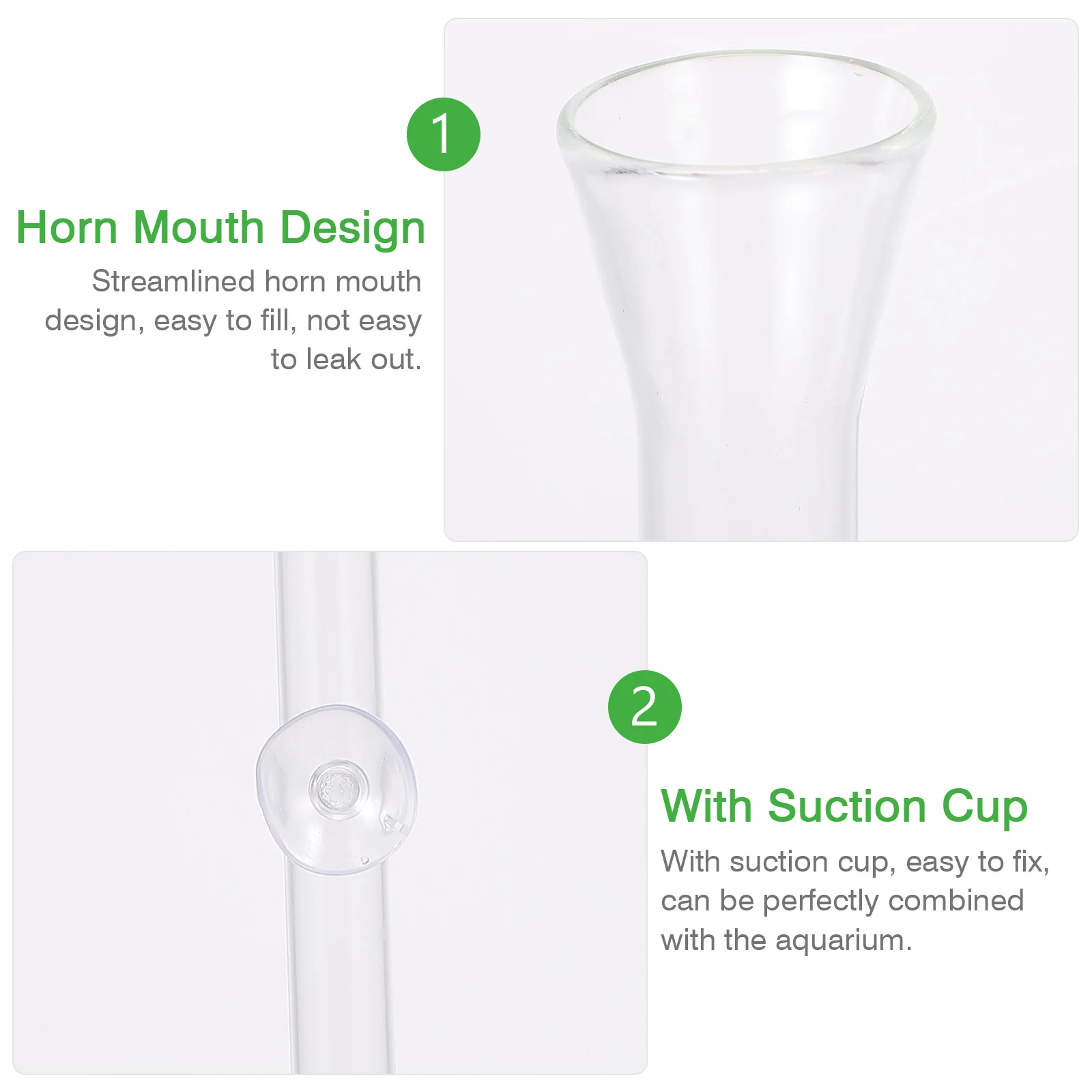 Feeding Tube Feeder Fish Container for Aquarium Shrimp Bowl Dish with High Borosilicate Glass Equipment 
Feeding Tube Feeder Fish Container for Aquarium Shrimp Bowl Dish with High Borosilicate Glass Equipment