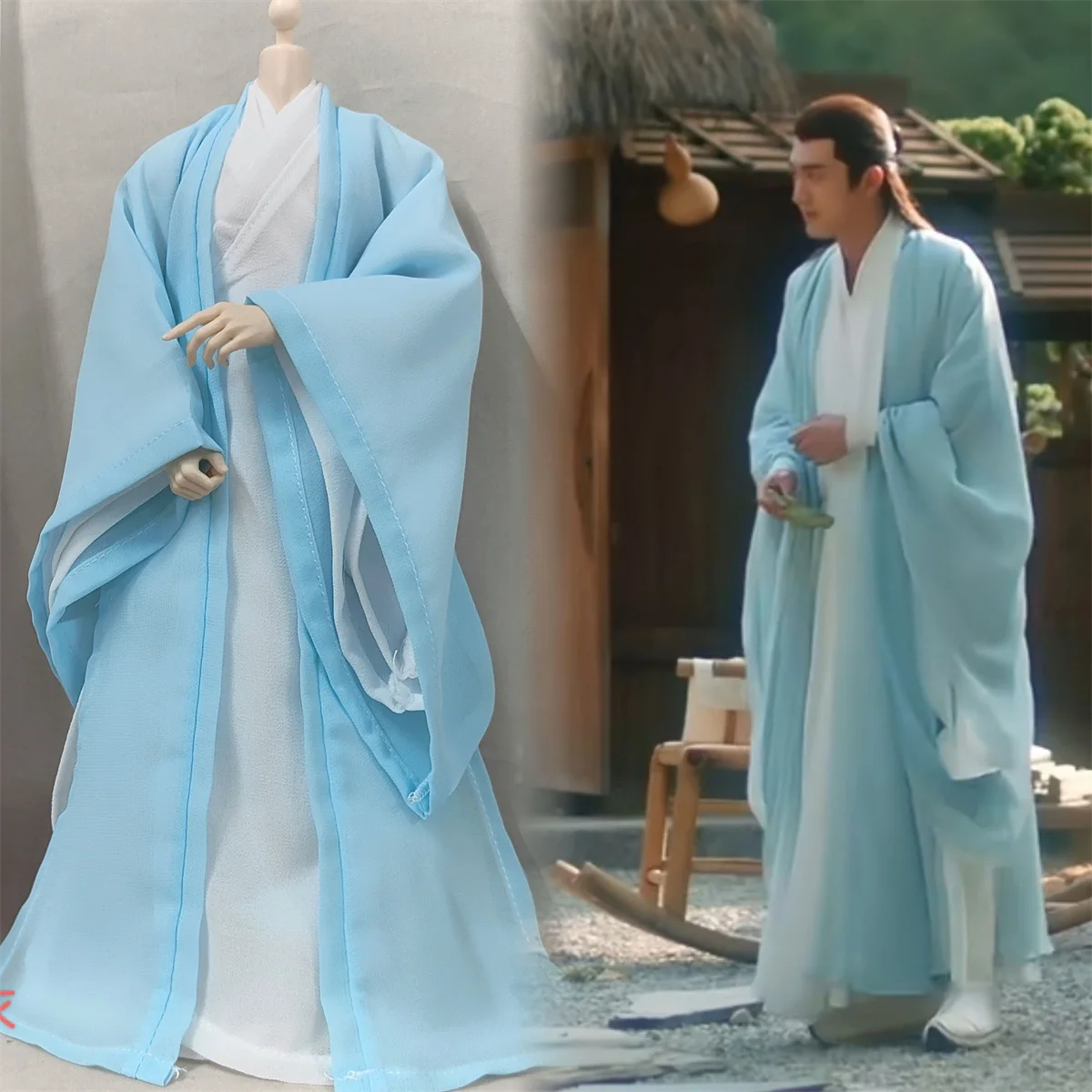Hanfu Dress1/6 Men Hanfu Chinese Ancient Blue Suit coat Tradition Robe Model for 12inch Action Figure Body AnimeToys
Hanfu Dress1/6 Men Hanfu Chinese Ancient Blue Suit coat Tradition Robe Model for 12inch Action Figure Body AnimeToys