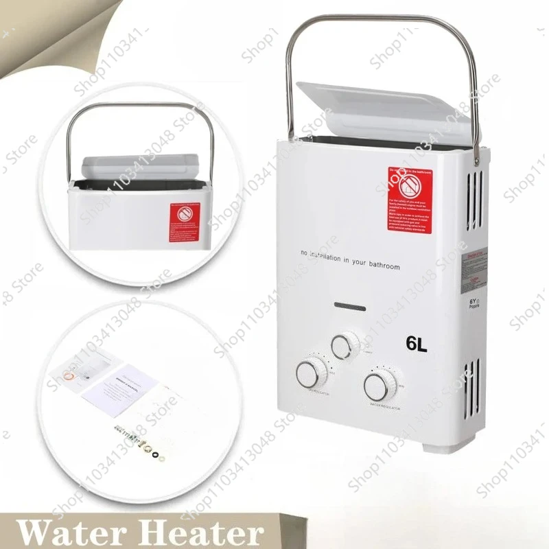 6L Propane Gas LPG Tankless Water Heater 12KW Stainless Steel Instant Hot Water Heater for Outdoor Camping With Shower Head Kit
6L Propane Gas LPG Tankless Water Heater 12KW Stainless Steel Instant Hot Water Heater for Outdoor Camping With Shower Head Kit