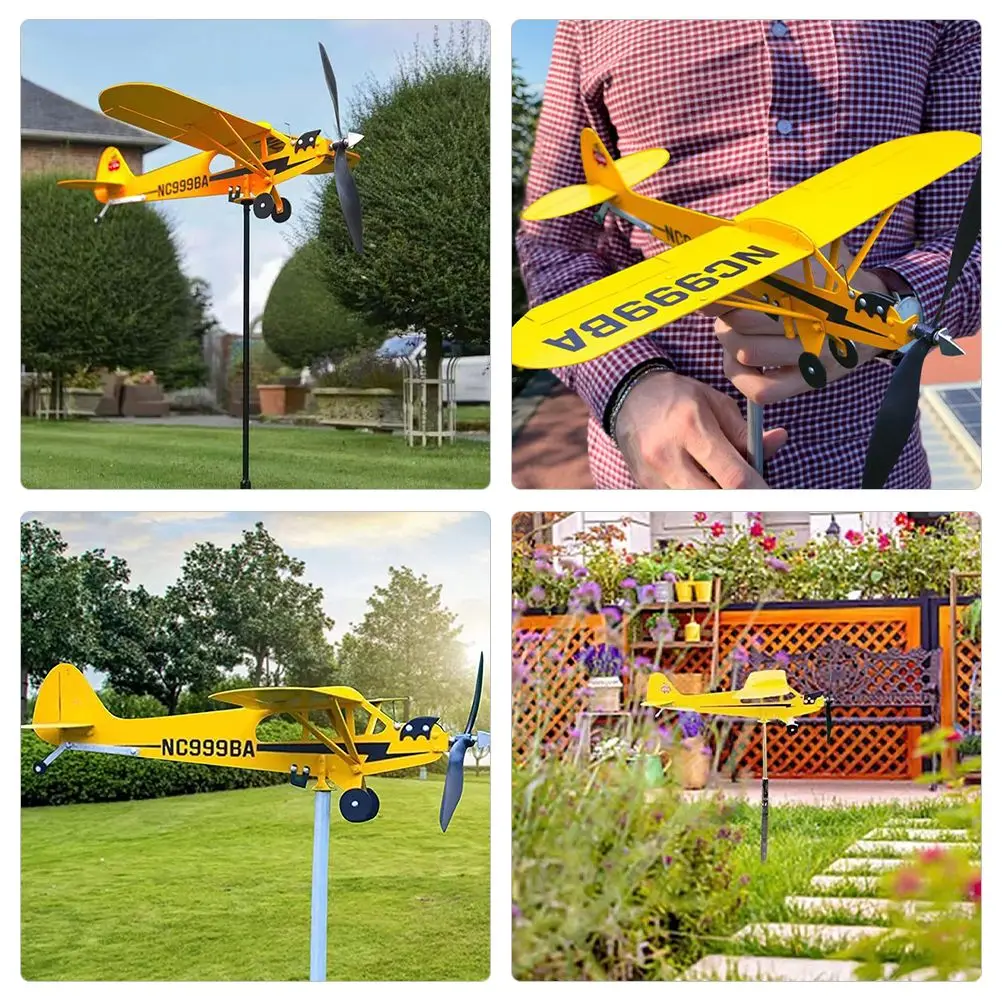 Metal Airplane Weather Vane Roof Mount Wind Direction Indicator Original Farmhouse Vanes for outside Iron Vintage
Metal Airplane Weather Vane Roof Mount Wind Direction Indicator Original Farmhouse Vanes for outside Iron Vintage