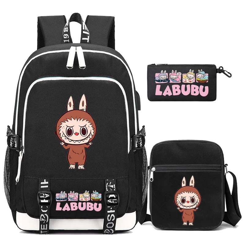 3Pcs/set Cute Backpack for Boy Girl Teen Student Back To School Backpack Men Shoulder Bag Usb Travel Bag Women Schoolbag
3Pcs/set Cute Backpack for Boy Girl Teen Student Back To School Backpack Men Shoulder Bag Usb Travel Bag Women Schoolbag