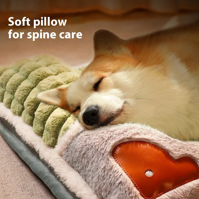 Four Universal Thickened Anti-Bite Pet Nest Cervical Spine Protection Removable Washable Bed Mat for Cats Dogs-for Winter 
Four Universal Thickened Anti-Bite Pet Nest Cervical Spine Protection Removable Washable Bed Mat for Cats Dogs-for Winter