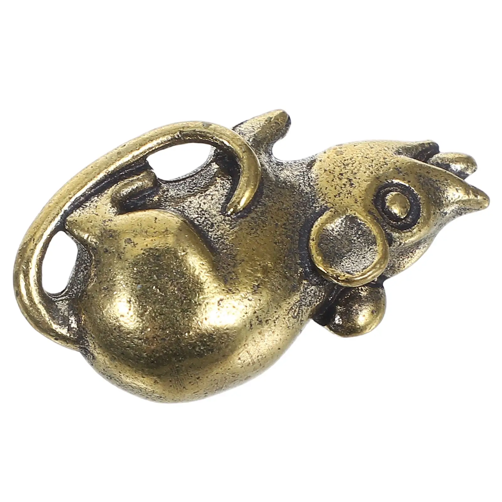 Brass Mouse Ornament Chinese Rat Figurine Copper Statues Small Ornaments Tabletop Metal Cute Zodiac Charm
Brass Mouse Ornament Chinese Rat Figurine Copper Statues Small Ornaments Tabletop Metal Cute Zodiac Charm