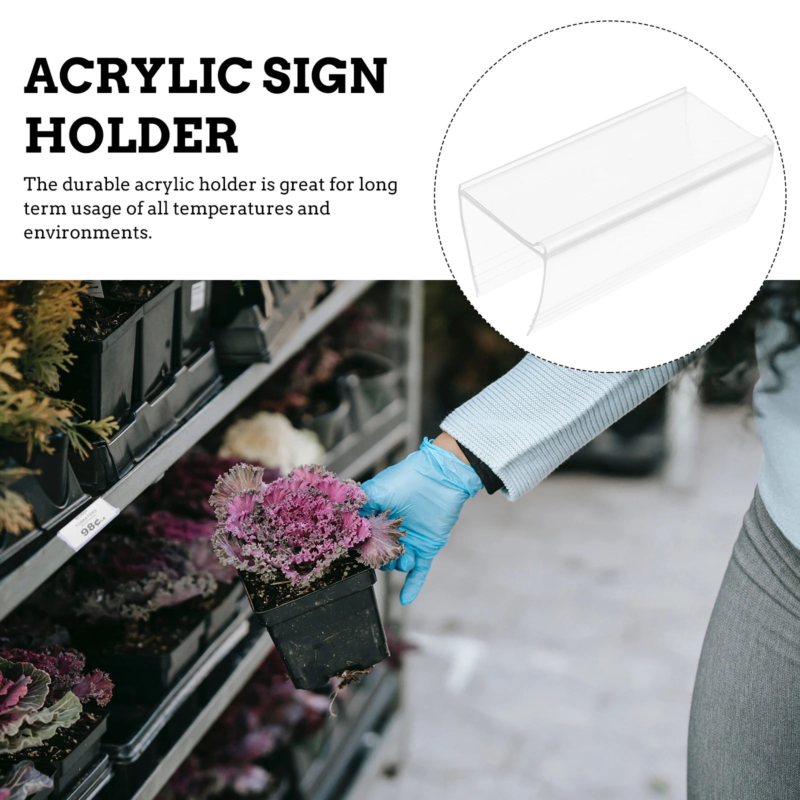 Price Tag Holders Large Transparent Plastic Retail Sign Hanger Accessories Supplies Clothing Rack Safe Supermarket Store
Price Tag Holders Large Transparent Plastic Retail Sign Hanger Accessories Supplies Clothing Rack Safe Supermarket Store