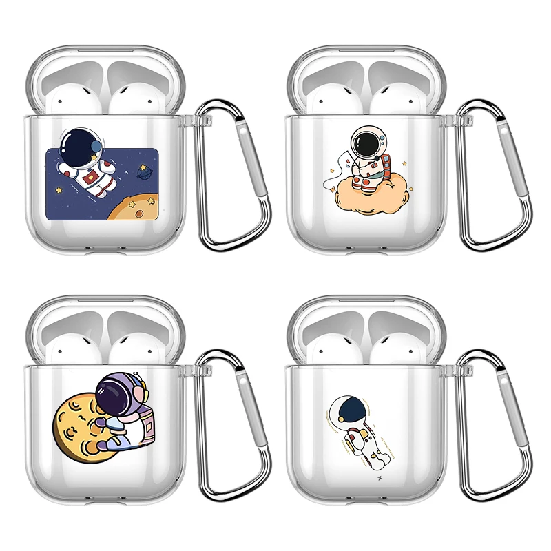 Astronaut Cute With Hook For Airpod Pro 3 Pro2 Clear Protective Cover Accessorie Soft Case for Apple Airpods 2 1 Earphone Cases
Astronaut Cute With Hook For Airpod Pro 3 Pro2 Clear Protective Cover Accessorie Soft Case for Apple Airpods 2 1 Earphone Cases