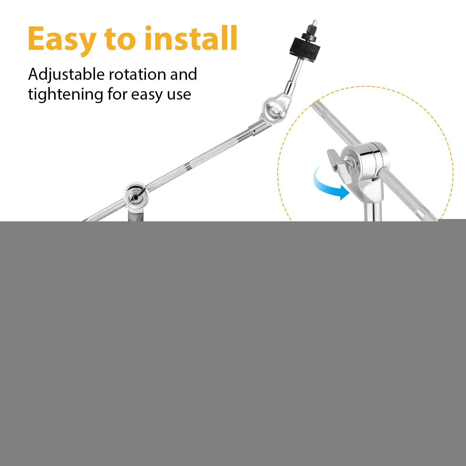 Drum Kit Practice Cymbal Low Volume Boom Arm Splash for Attachment Cymbals Drums
Drum Kit Practice Cymbal Low Volume Boom Arm Splash for Attachment Cymbals Drums