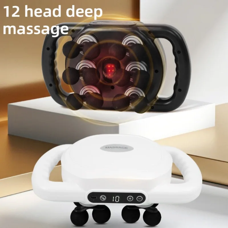 Массажный пистолет с 12 насадками, портативный, бесшумный, с мощной высокочастотной вибрацией, профессиональный электрический массажер для мышц
Массажный пистолет с 12 насадками, портативный, бесшумный, с мощной высокочастотной вибрацией, профессиональный электрический массажер для мышц