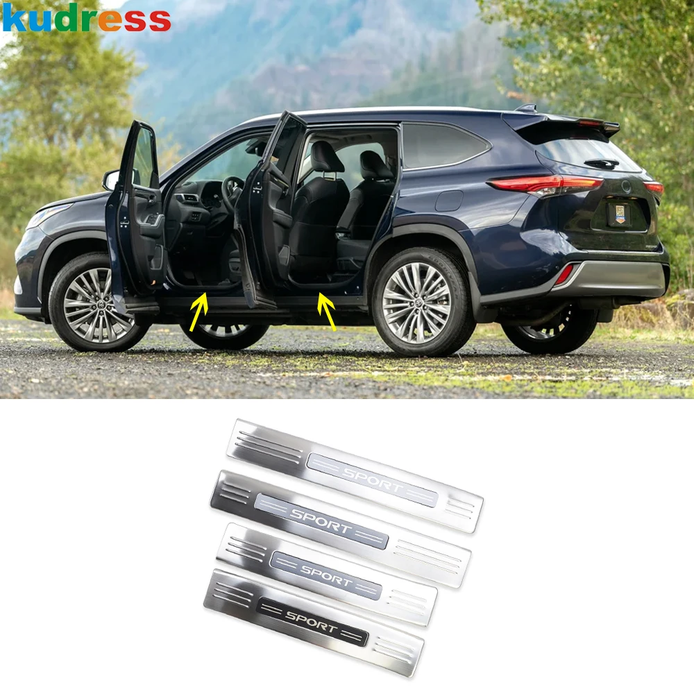 Door Sill Pedal Plate Cover Trim For Toyota Highlander XU70 Kluger Hybrid 2021-2024 Steel Car Door Scuff Guard Pad Accessories
Door Sill Pedal Plate Cover Trim For Toyota Highlander XU70 Kluger Hybrid 2021-2024 Steel Car Door Scuff Guard Pad Accessories