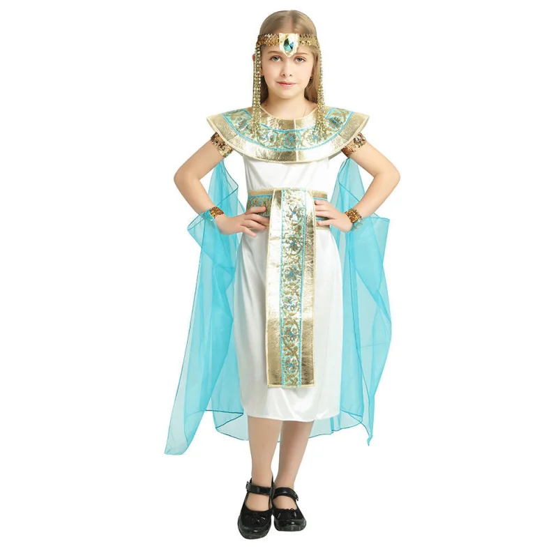 Queen of EgyptcosCosplay Costume for Girls at Purin Festival, Halloween Children's Costume for Masquerade Party
Queen of EgyptcosCosplay Costume for Girls at Purin Festival, Halloween Children's Costume for Masquerade Party