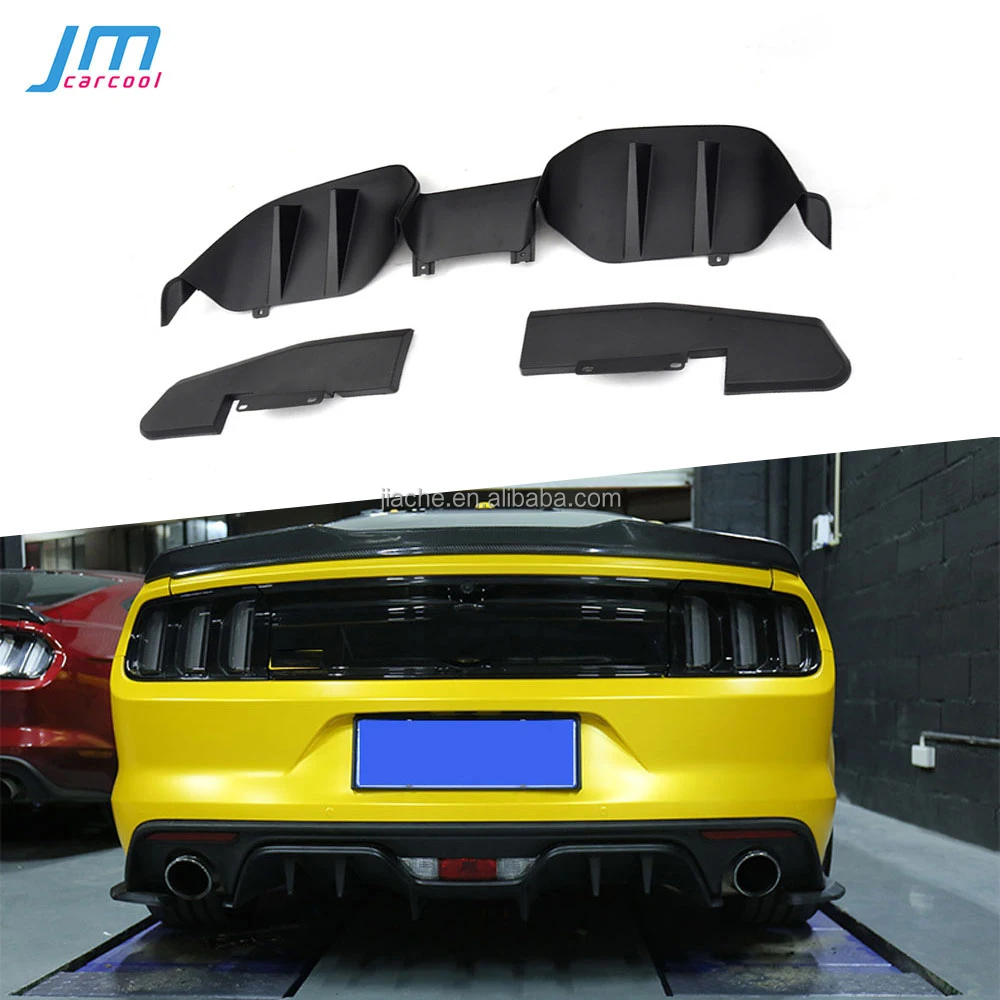 High Quality PP Black Rear Lip Diffuser Spoiler Splitters For Ford Mustang 2015 -2017 Fins Shark Style Bumper Skid Plate
High Quality PP Black Rear Lip Diffuser Spoiler Splitters For Ford Mustang 2015 -2017 Fins Shark Style Bumper Skid Plate