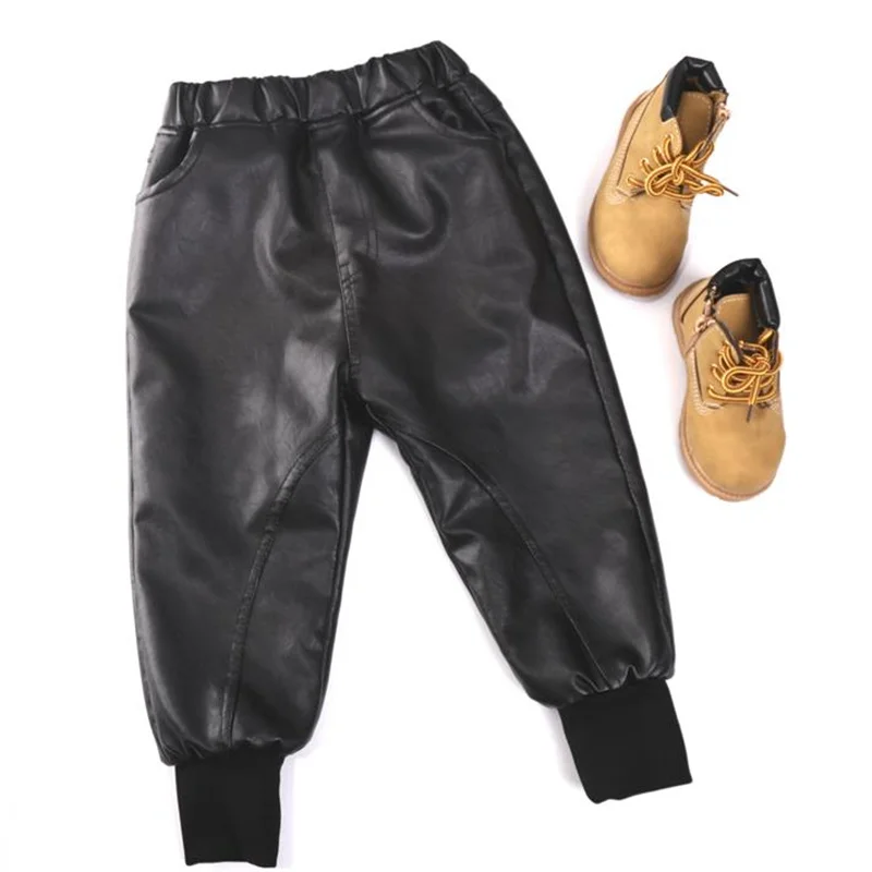 Pu Leather Pants Warm Boys Girls Pants Velvet Kids Winter Casual Trend Washed
Pu Leather Pants Warm Boys Girls Pants Velvet Kids Winter Casual Trend Washed