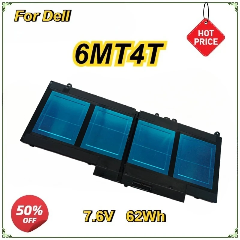 New 6MT4T Laptop Battery for Dell Latitude E5470 E5570 Notebook 15.6" M3510 TXF9M 79VRK 7V69Y 07V69Y 7.6V 62Wh 4 Cells Bateria
New 6MT4T Laptop Battery for Dell Latitude E5470 E5570 Notebook 15.6" M3510 TXF9M 79VRK 7V69Y 07V69Y 7.6V 62Wh 4 Cells Bateria