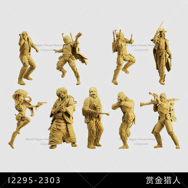 1/64 1/43 1/35 Scale Miniature Scene Dolls Un-panited White Figure Mini Model Assassin Sing Smuggler Han and Partner Chewie
1/64 1/43 1/35 Scale Miniature Scene Dolls Un-panited White Figure Mini Model Assassin Sing Smuggler Han and Partner Chewie