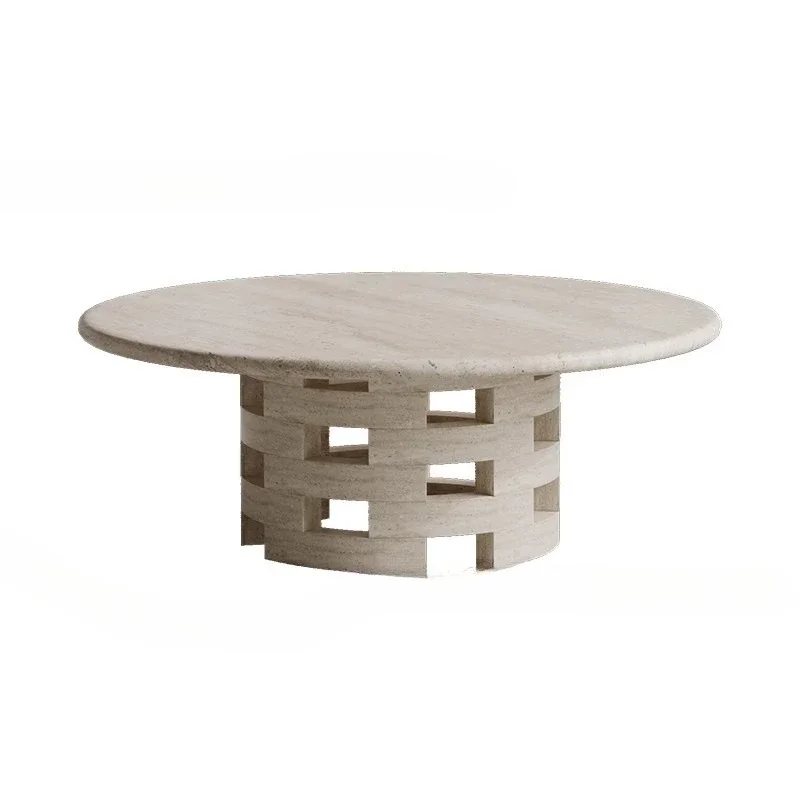 Natural, travertine, coffee table, living room, household, round, small tea table, retro, luxury stone
Natural, travertine, coffee table, living room, household, round, small tea table, retro, luxury stone