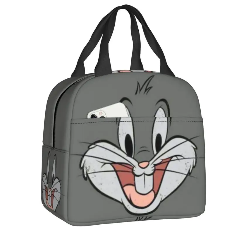 Custom B-Bugs B-Bunny Insulated Lunch Tote Bag for Women Anime Resuable Cooler Thermal Food Lunch Box Outdoor Camping Travel
Custom B-Bugs B-Bunny Insulated Lunch Tote Bag for Women Anime Resuable Cooler Thermal Food Lunch Box Outdoor Camping Travel