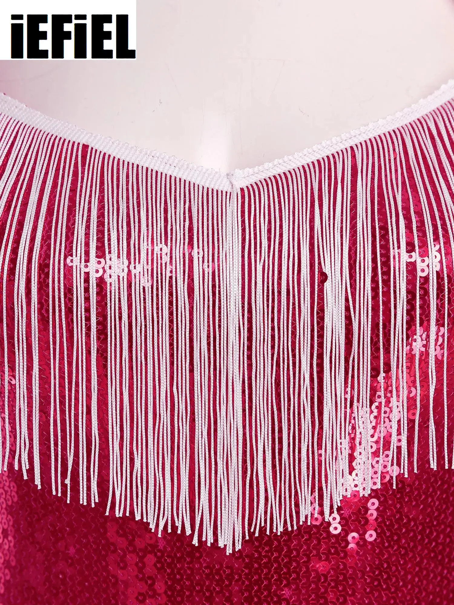 Women Sparkly Sequin Fringed Leotard Jumpsuits Hollow Out Sleeveless Gymnastics Dance Bodysuit Halloween Poolside Party Clubwear
Women Sparkly Sequin Fringed Leotard Jumpsuits Hollow Out Sleeveless Gymnastics Dance Bodysuit Halloween Poolside Party Clubwear