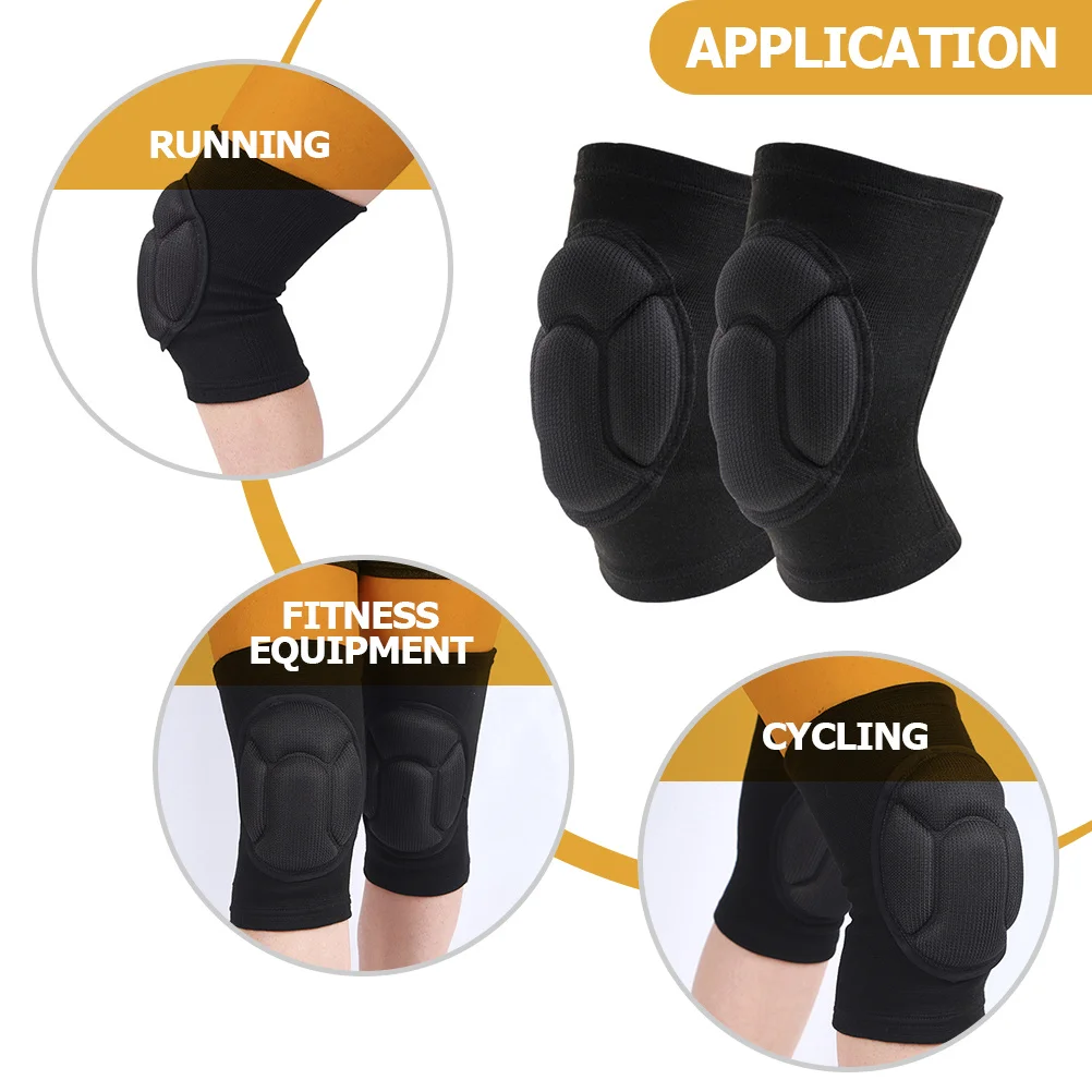 1 Pair Thickened Knee Pads Non-Slip Breathable For Basketball Volleyball Running Dance Roller Skating Sports
1 Pair Thickened Knee Pads Non-Slip Breathable For Basketball Volleyball Running Dance Roller Skating Sports