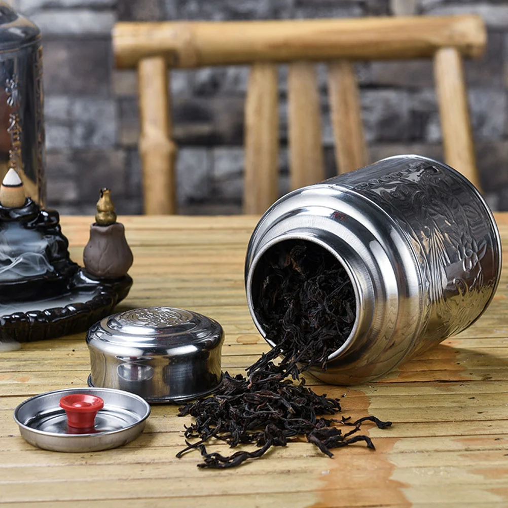 Tea Gift Container Storage Jar Canister Food Containers Metal Tea-leaf Cup Coffee Home
Tea Gift Container Storage Jar Canister Food Containers Metal Tea-leaf Cup Coffee Home