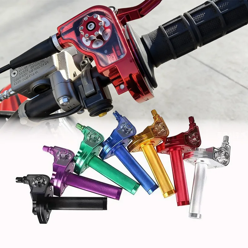 22mm CNC Aluminum Motorcycle Accelerator Handlebar Throttle Twist Grip Twister For Motorcycle Moped Scooter Bike ATV CRF XR KLX
22mm CNC Aluminum Motorcycle Accelerator Handlebar Throttle Twist Grip Twister For Motorcycle Moped Scooter Bike ATV CRF XR KLX
