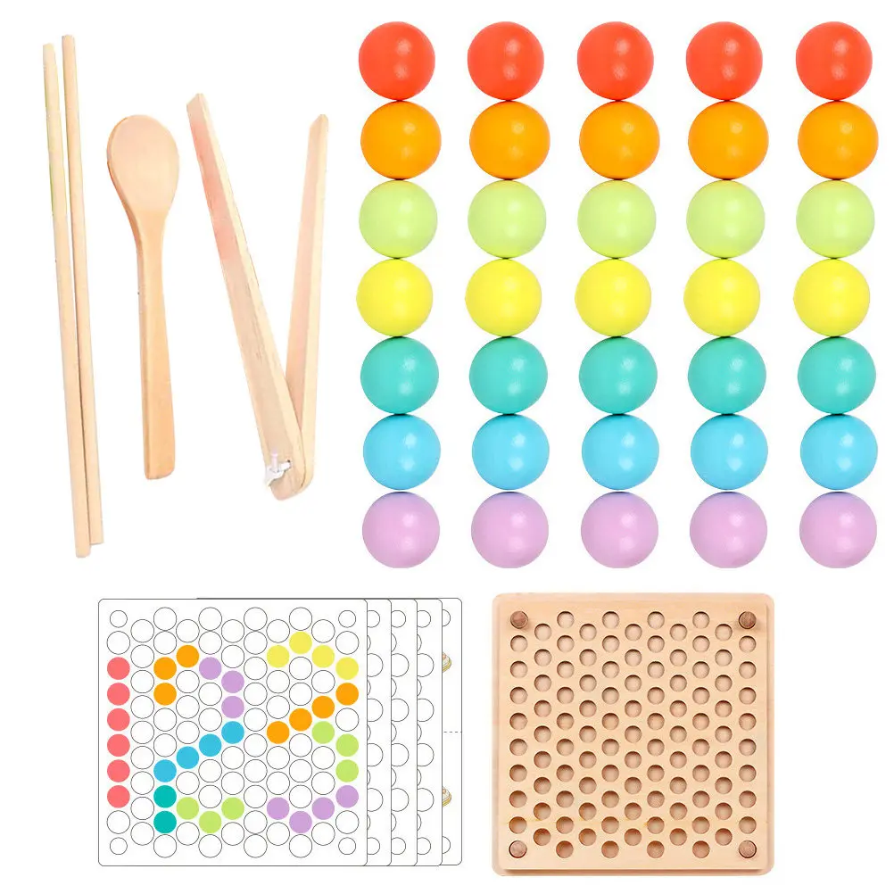 1Set Interactive Beads Clipping Educational Set for Kids Color Sorting Cognitive Development Fine Motor Skills Preschool
1Set Interactive Beads Clipping Educational Set for Kids Color Sorting Cognitive Development Fine Motor Skills Preschool