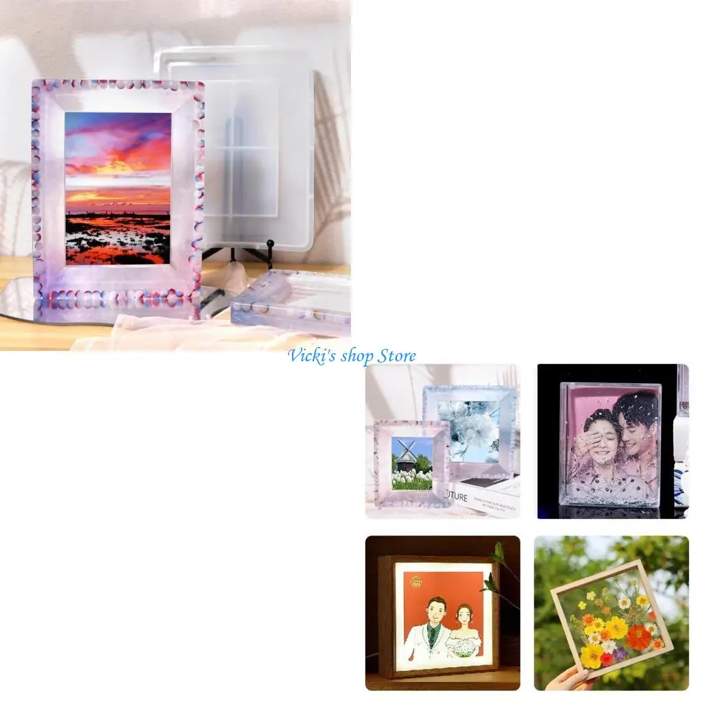 Large Photo Frame Silicone Mold Square Picture Frame Mold for DIY Crafts Making
Large Photo Frame Silicone Mold Square Picture Frame Mold for DIY Crafts Making