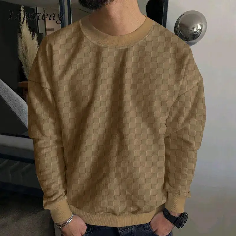 2023 Autumn Men's Casual Sweaters Slim Fit Stretch Knitted Pullover Tops Men Clothing Leisure Plaid Crochet Knit Sweater Jumpers
2023 Autumn Men's Casual Sweaters Slim Fit Stretch Knitted Pullover Tops Men Clothing Leisure Plaid Crochet Knit Sweater Jumpers