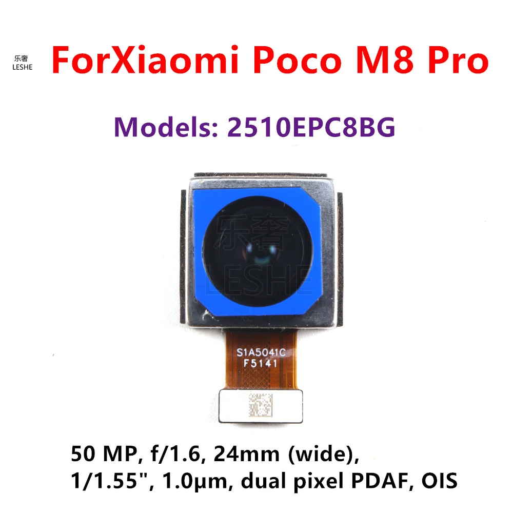 50MP Main Back Facing Camera For Xiaomi Poco M8 Pro 2510EPC8BG Back Rear Camera Module Smartphone Repair Parts
50MP Main Back Facing Camera For Xiaomi Poco M8 Pro 2510EPC8BG Back Rear Camera Module Smartphone Repair Parts