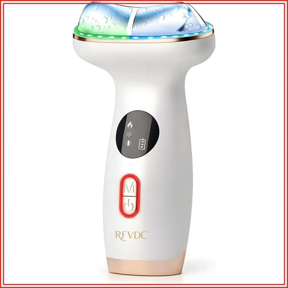 7-in-1 LED Face Massager: Hot/Cold Gua Sha, Lymph Drainage, Lift & Firm, Stainless Steel, Depuff
7-in-1 LED Face Massager: Hot/Cold Gua Sha, Lymph Drainage, Lift & Firm, Stainless Steel, Depuff