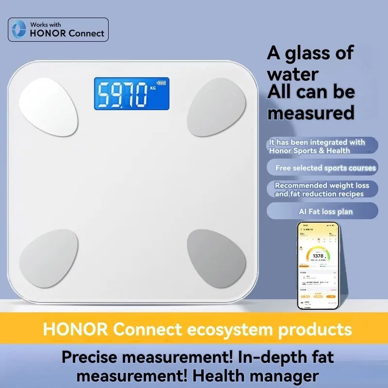 A65G-AI Weight Management Body Fat Scale- Health Monitoring Functionality, USB Or Battery Operated
A65G-AI Weight Management Body Fat Scale- Health Monitoring Functionality, USB Or Battery Operated