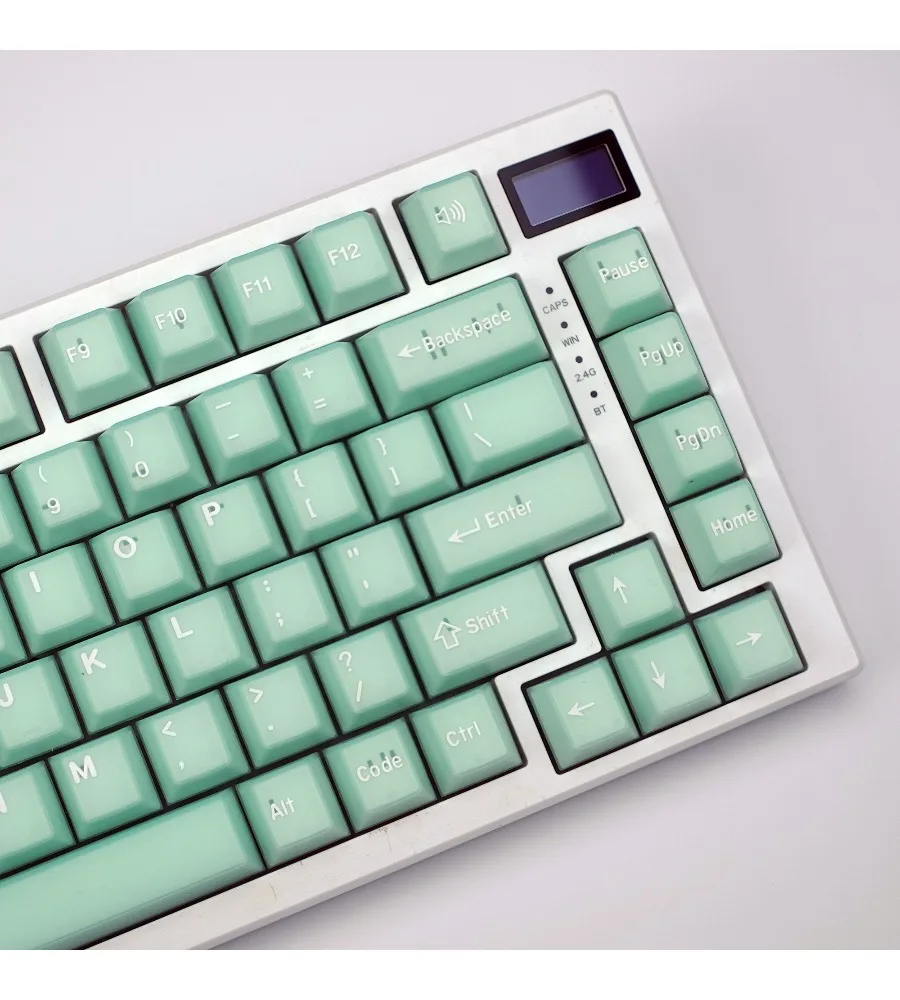 Semi-transparent two-color injection-molded mechanical keyboards 61 75 980 Han Qingyu theme keycaps PBT original factory
Semi-transparent two-color injection-molded mechanical keyboards 61 75 980 Han Qingyu theme keycaps PBT original factory