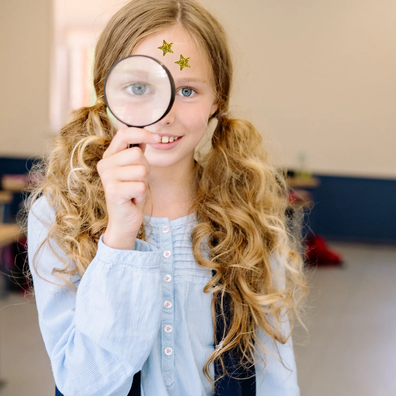 5Packs Gold Glitter Five-Pointed Star Stickers Aluminum Foil Self-Adhesive Reward Stickers for Students Teachers Classroom
5Packs Gold Glitter Five-Pointed Star Stickers Aluminum Foil Self-Adhesive Reward Stickers for Students Teachers Classroom