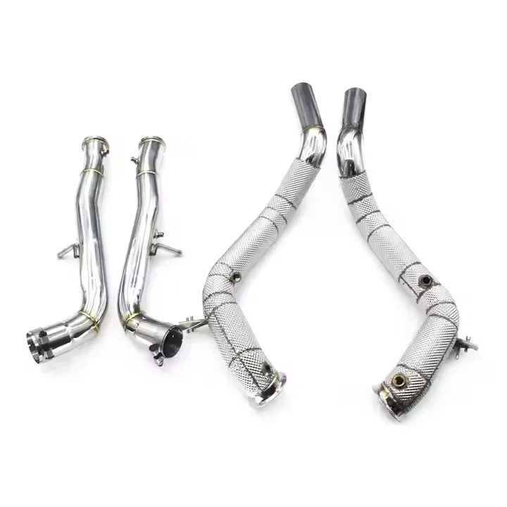 OBM Stainless Steel Exhaust Pipes Exhaust Heat Shield Downpipe For Benz G500 G550 G63 W463 4.0T 2013-2018 Car Exhaust System
OBM Stainless Steel Exhaust Pipes Exhaust Heat Shield Downpipe For Benz G500 G550 G63 W463 4.0T 2013-2018 Car Exhaust System