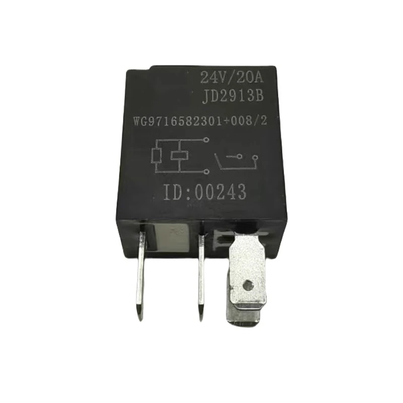 24V 20A Relay with 4 Pins for Sinotruk Howo T7H, Haohan, SITRAK C7H | Part No.: WG9716582301+008/2
24V 20A Relay with 4 Pins for Sinotruk Howo T7H, Haohan, SITRAK C7H | Part No.: WG9716582301+008/2