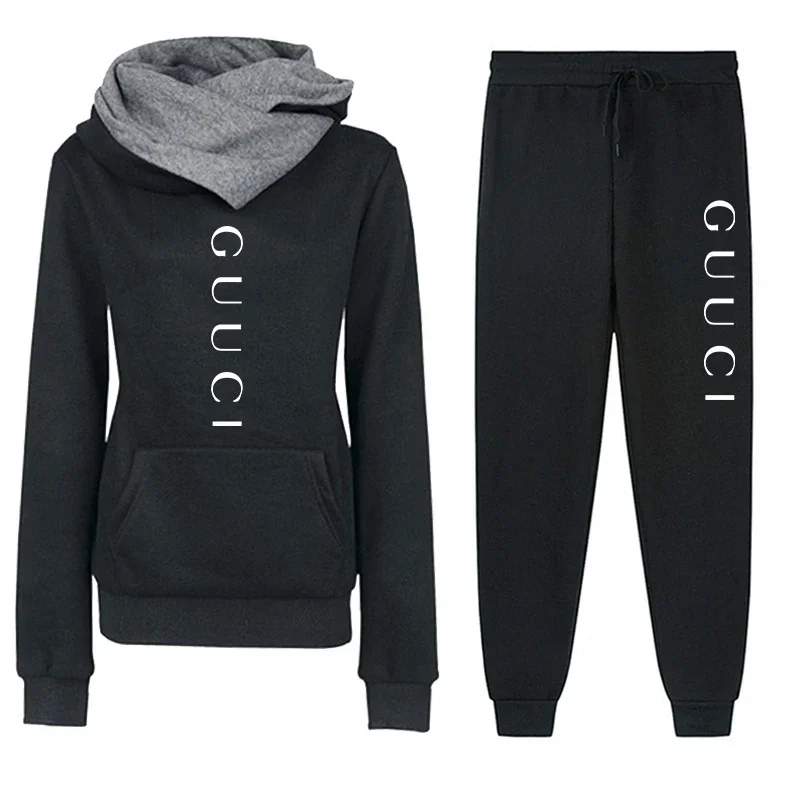 New Women fashion hooded sweatshirt 2-piece autumn and winter casual sports jogging suit hoodie and sweatpants women's slim set
New Women fashion hooded sweatshirt 2-piece autumn and winter casual sports jogging suit hoodie and sweatpants women's slim set