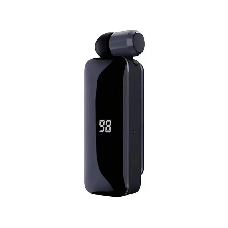 LED Power Digital Display Bluetooth Wireless Headphones Retractable Collar Clip Single Headset Retractable With Wire Easy To Use
LED Power Digital Display Bluetooth Wireless Headphones Retractable Collar Clip Single Headset Retractable With Wire Easy To Use