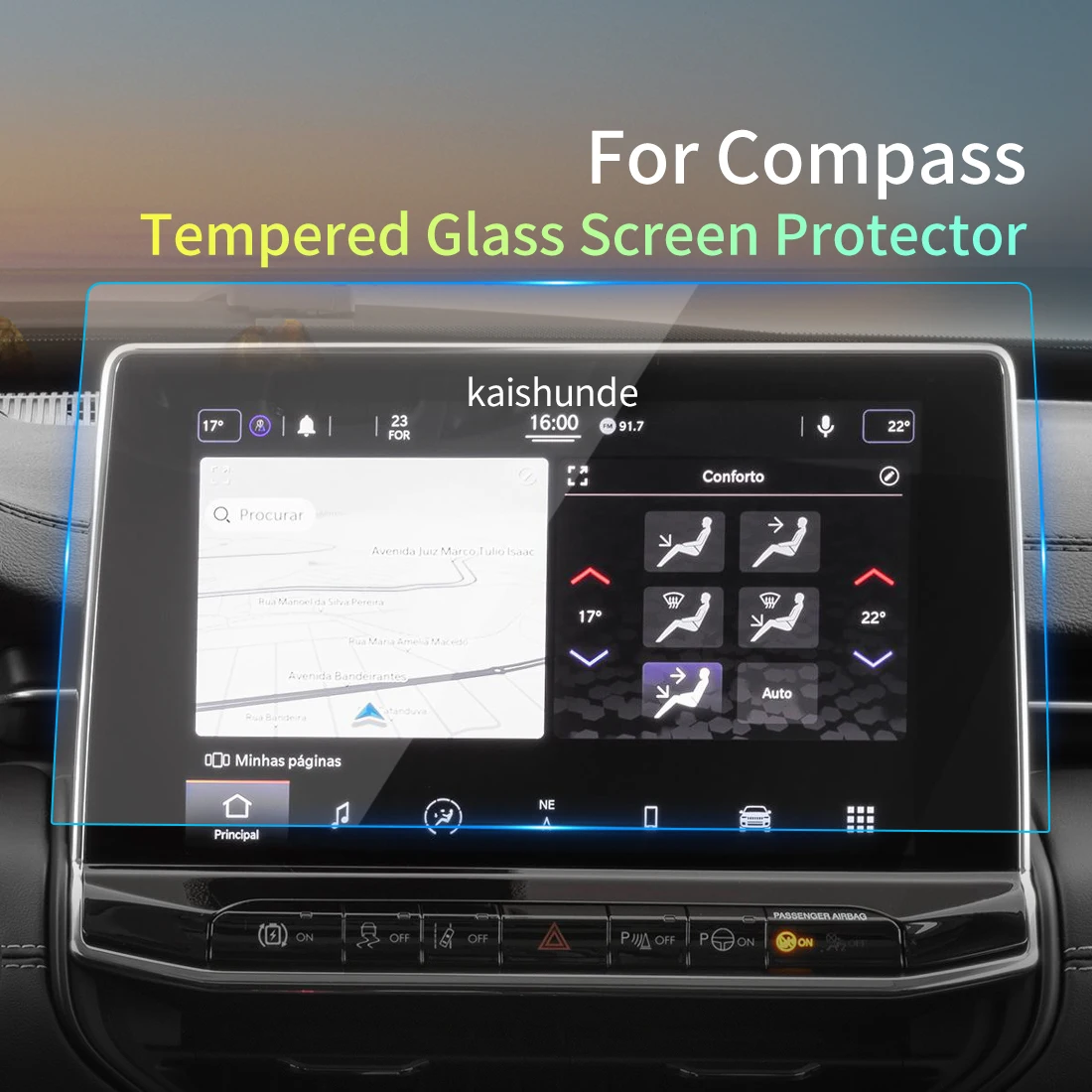 Car Stickers Screen Protector Carplay For JEEP Compass 2024 Tempered Glass Protective Film Navigation Automotive Auto Accessory
Car Stickers Screen Protector Carplay For JEEP Compass 2024 Tempered Glass Protective Film Navigation Automotive Auto Accessory