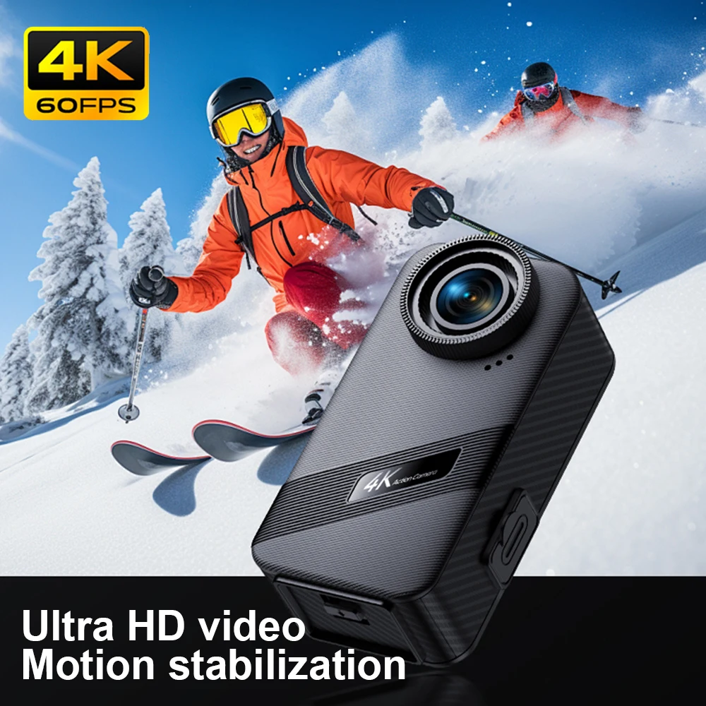 Active Action Camera Mini Camera 4K Ultra 48MP Waterproof Anti-shaking WIFI Remote View Machine Outdoor Cycling Mini Camera
Active Action Camera Mini Camera 4K Ultra 48MP Waterproof Anti-shaking WIFI Remote View Machine Outdoor Cycling Mini Camera