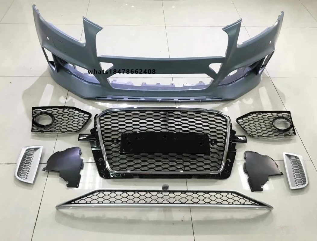 Wholesale Car Parts Car Front Bumper for Q5 Upgrade to RSQ5 SQ5 Car Bumper Body Kits Front Bumper Assembly with Grill
Wholesale Car Parts Car Front Bumper for Q5 Upgrade to RSQ5 SQ5 Car Bumper Body Kits Front Bumper Assembly with Grill