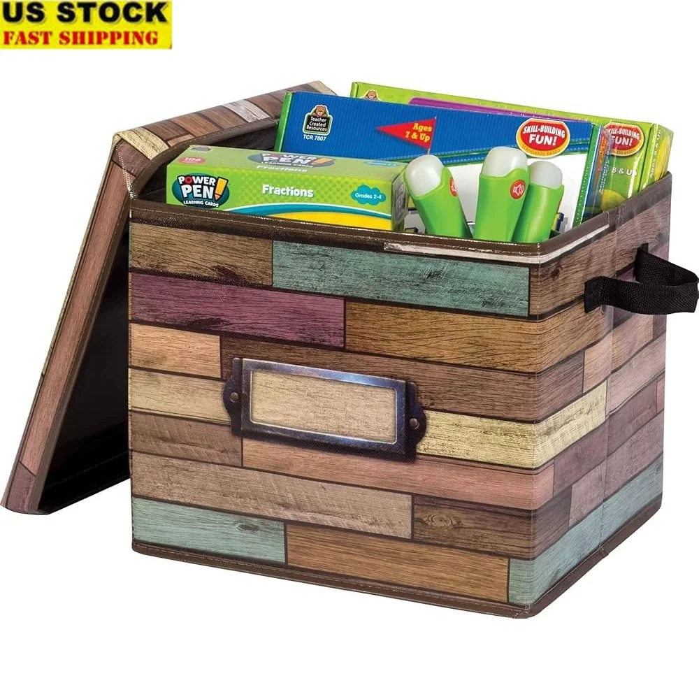 Reclaimed Wood Storage Box Foldable Easy Clean Write On Wipe Off Surface 13L x 12W x 10.5H Perfect Organizing
Reclaimed Wood Storage Box Foldable Easy Clean Write On Wipe Off Surface 13L x 12W x 10.5H Perfect Organizing