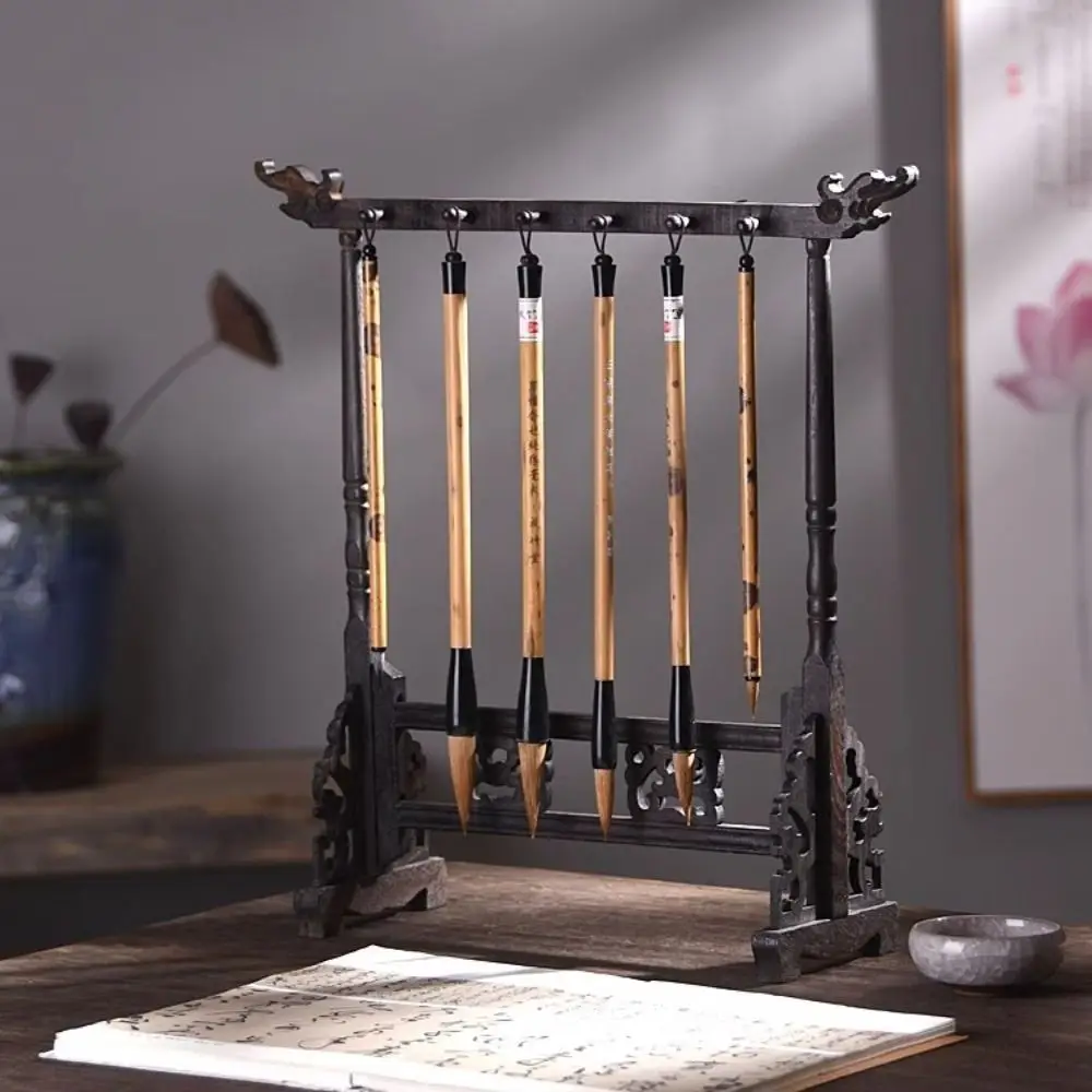 Desktop Organizer Calligraphy Brush Hanging Rack Multifunctional Wood Color Calligraphy Brush Organizer Desktop Storage
Desktop Organizer Calligraphy Brush Hanging Rack Multifunctional Wood Color Calligraphy Brush Organizer Desktop Storage