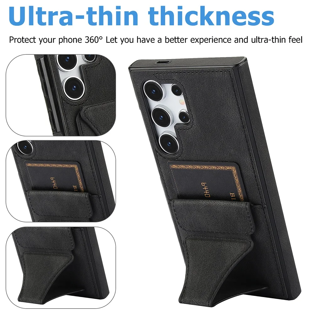 For Samsung Galaxy S25 Ultra Plus Case 2025 Leather Kickstand Card Holder Funda Wallet Back Cover Protection Shockproof Coque
For Samsung Galaxy S25 Ultra Plus Case 2025 Leather Kickstand Card Holder Funda Wallet Back Cover Protection Shockproof Coque