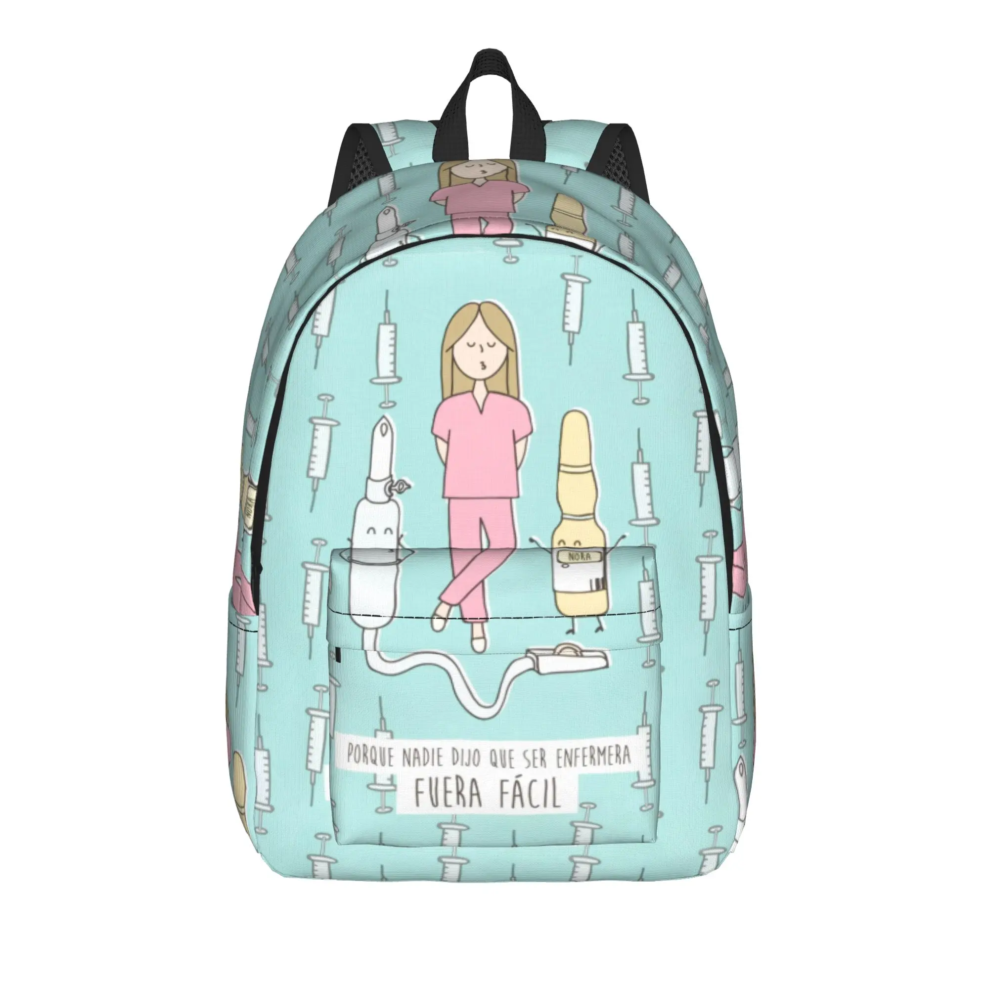 Doctor Nurse Enfermera En Apuros Backpack for Men Women Casual High School Work Daypack College Shoulder Bag Outdoor
Doctor Nurse Enfermera En Apuros Backpack for Men Women Casual High School Work Daypack College Shoulder Bag Outdoor