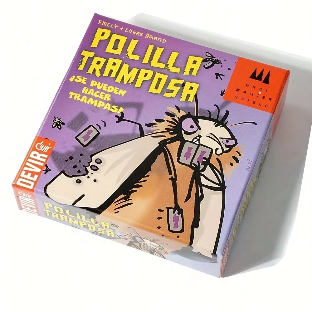 POLILLA TRAMPOSA 2025 г., испанская мотылька, немецкий таракан, игра для взрослых и детей, вечерние игры для отдыха, креативные маленькие подарки
POLILLA TRAMPOSA 2025 г., испанская мотылька, немецкий таракан, игра для взрослых и детей, вечерние игры для отдыха, креативные маленькие подарки