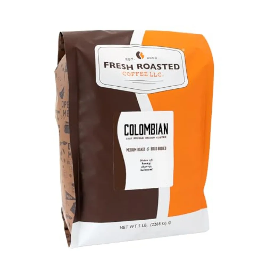 Fresh Roasted Coffee100% 5 lb Medium Roast Kosher Whole Bean
Fresh Roasted Coffee100% 5 lb Medium Roast Kosher Whole Bean