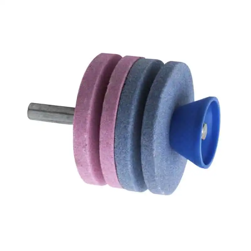 НОВАЯ 4-слойная корундовая электродрель, точилка для лезвий газонокосилки, садовый инструмент, синий и розовый
НОВАЯ 4-слойная корундовая электродрель, точилка для лезвий газонокосилки, садовый инструмент, синий и розовый