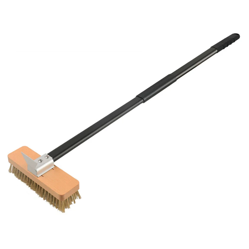 Efficient Pizza Oven Brush with Steel Scraper Detachable Aluminum Handle Brass Bristles Thorough Cleaning Easy to Use
Efficient Pizza Oven Brush with Steel Scraper Detachable Aluminum Handle Brass Bristles Thorough Cleaning Easy to Use