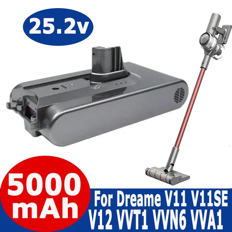 Original 5000mAh Replacement Battery For Xiaomi Dreame V11 V11SE V12 VVT1 VVN6 VVA1 Wireless Vacuum Cleaner 18650 Battery Pack
Original 5000mAh Replacement Battery For Xiaomi Dreame V11 V11SE V12 VVT1 VVN6 VVA1 Wireless Vacuum Cleaner 18650 Battery Pack