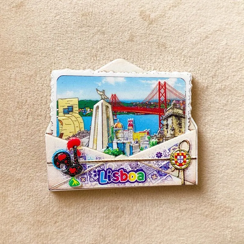 Portugal Lisbon Refrigerator Magnet Postcard Architecture Scenery Tourist Souvenir 3D Magnetic Sticker Unique Gift
Portugal Lisbon Refrigerator Magnet Postcard Architecture Scenery Tourist Souvenir 3D Magnetic Sticker Unique Gift