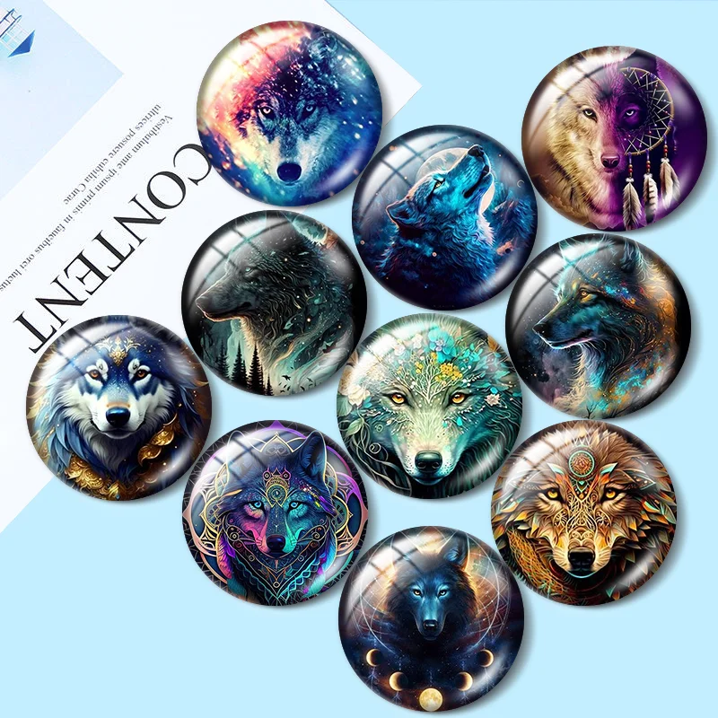 Wolf and Dreamcatcher Lovers Eclipse flowers 10pcs 12mm/25mm/30mm Round photo glass cabochon demo flat backMaking findings
Wolf and Dreamcatcher Lovers Eclipse flowers 10pcs 12mm/25mm/30mm Round photo glass cabochon demo flat backMaking findings